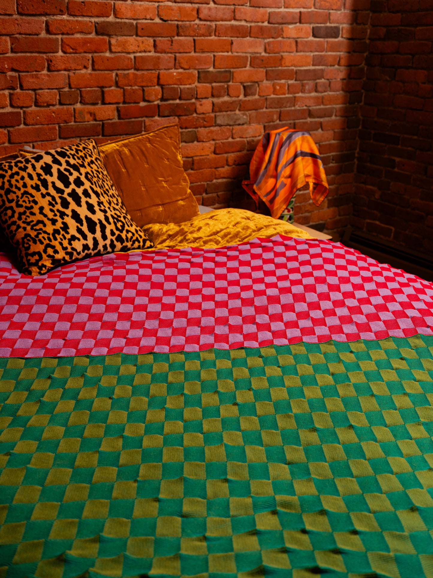 Spiky Checker Blanket by Pretty Snake