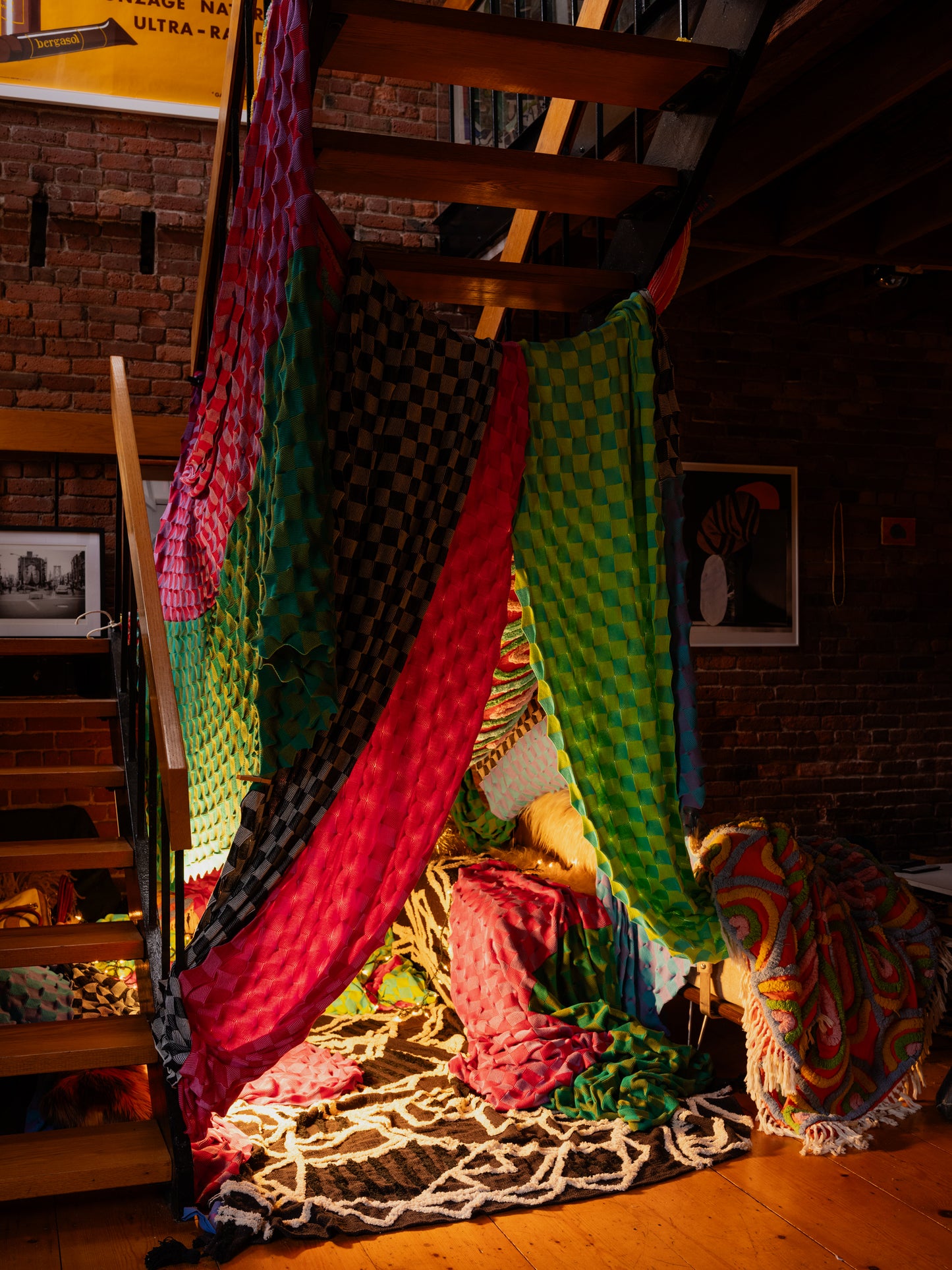 Spiky Checker Blanket by Pretty Snake