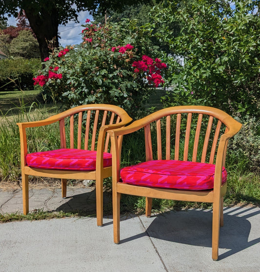 Beechwood Chairs in Houndstooth for OPE Mobler