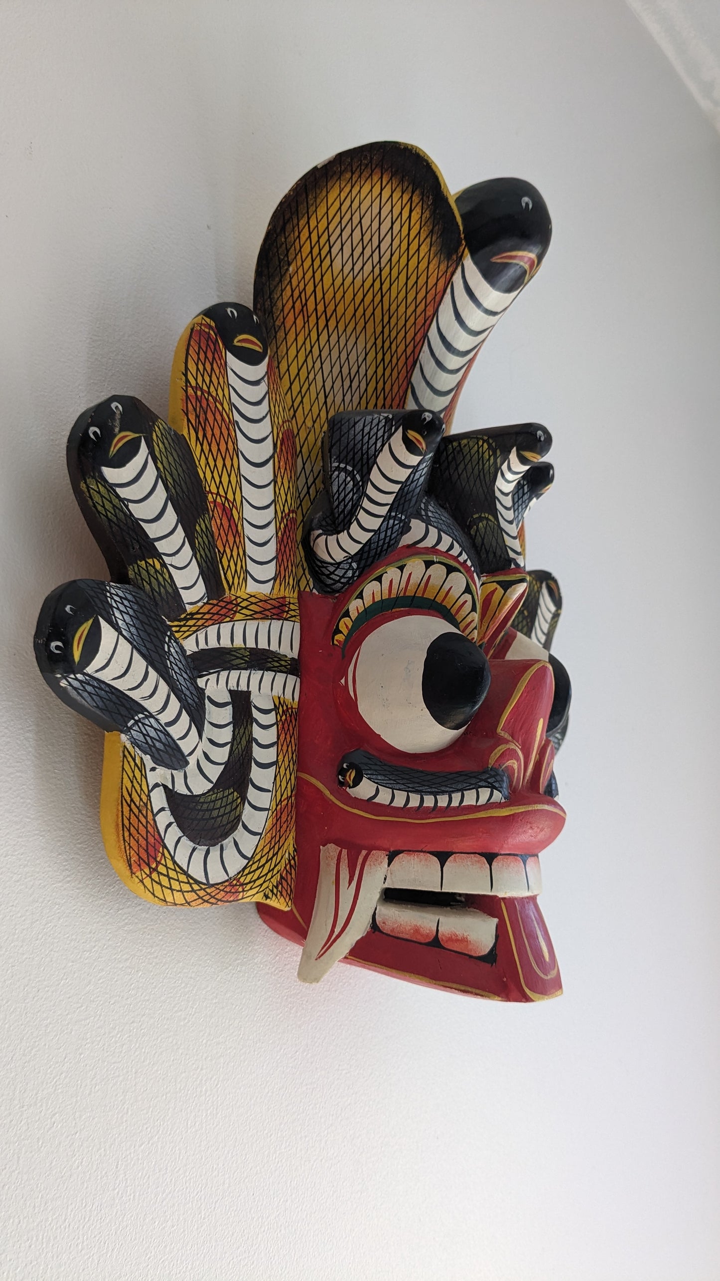 Traditional Sri Lanka 'Naga Raksha" King Cobra Mask