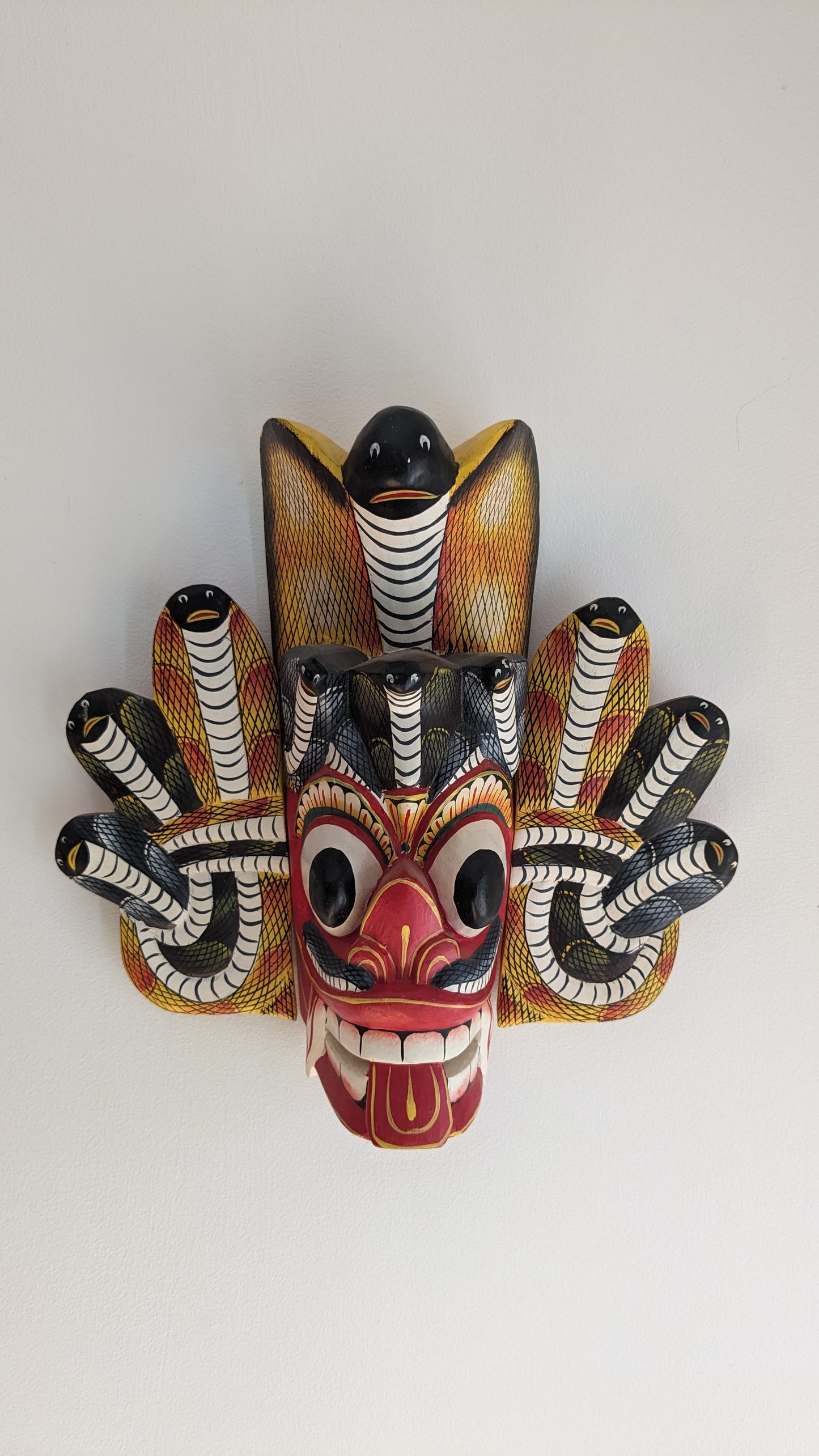 Traditional Sri Lanka 'Naga Raksha" King Cobra Mask