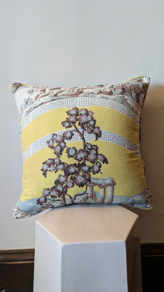 Greek Revival Throw Pillow