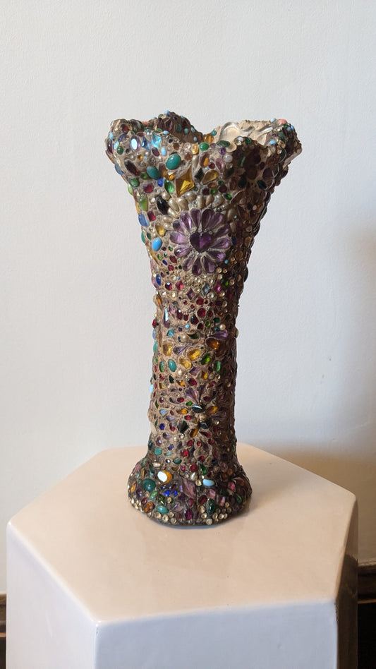 Gaudi Style Gem Embellished Vase