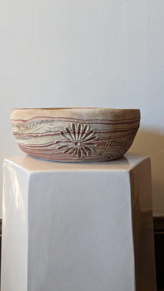 Italian Terracotta Swirl Planter